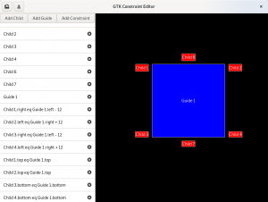 The GTK constraints editor demo